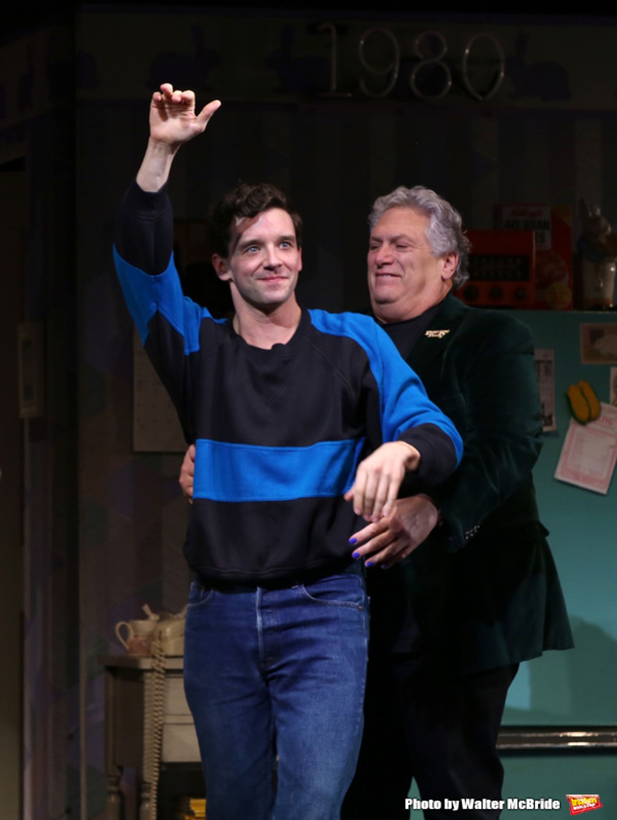 Michael Urie and Harvey Fierstein  at 