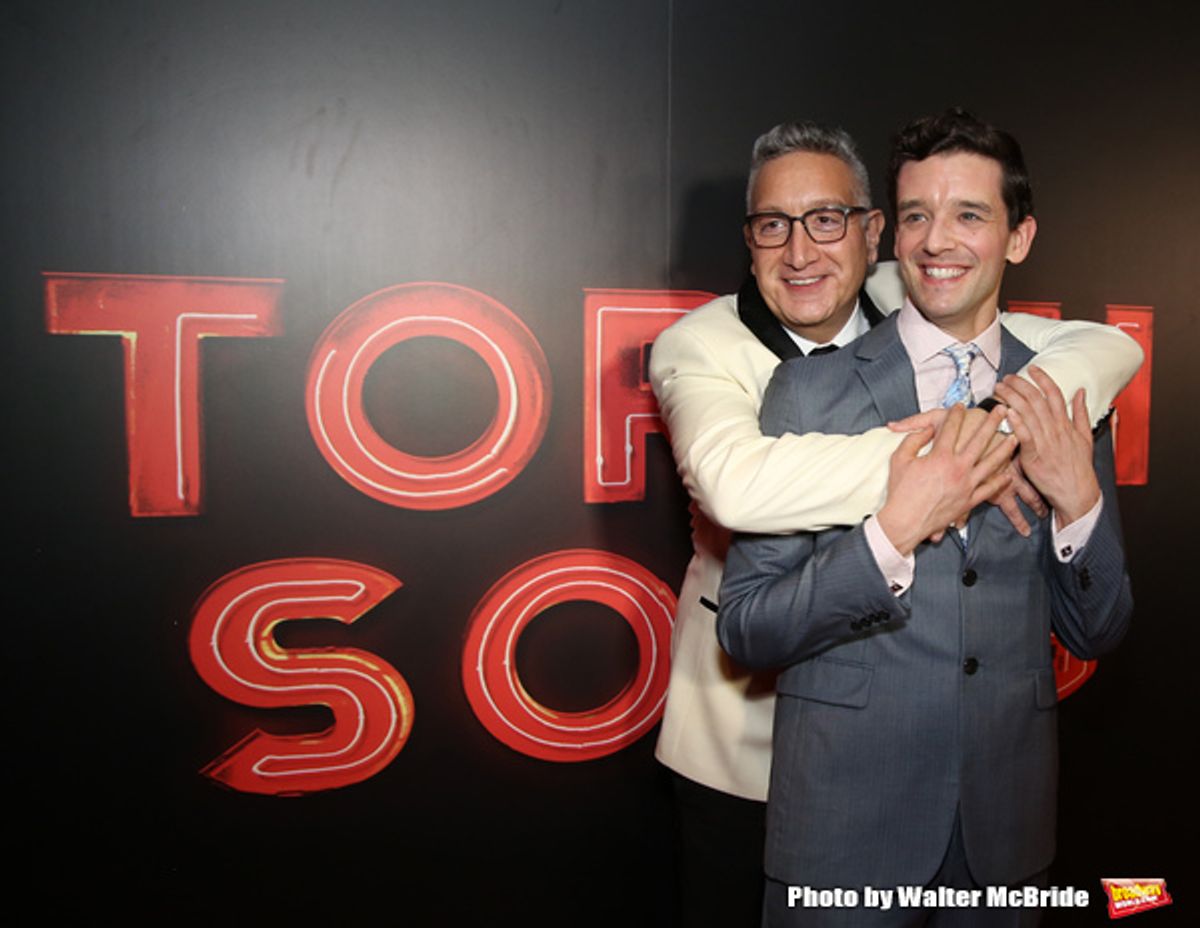 Moises Kaufman and Michael Urie   at 