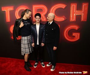 Jordan Roth and Richard Jackson with son Jackson @ BroadwayWorld Jordan Roth and Richard Jackson with son Jackson Photo