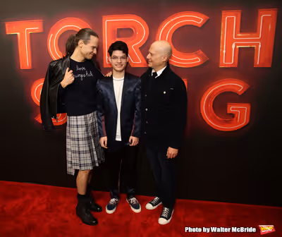 Jordan Roth and Richard Jackson with son Jackson Photo