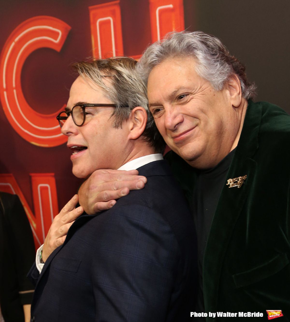 Harvey Fierstein and Matthew Broderick at 