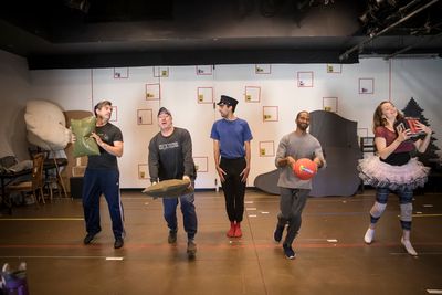 John Gregorio, Christopher Donahue, Alex Stein, and Anthony Irons and Kasey Foster Photo