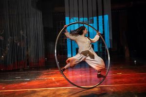 Sarah Lett in Folkoperan/ Cirkus Cirkor production of Philip Glass' Opera "Satyagraha Photo