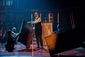 Leif Aruhn-Solen as Gandhi in Folkoperan/ Cirkus Cirkor production of Philip Glass' O Photo