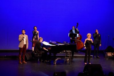 Matthew Scott, Jenn Gembatese, Linda Purl and Darius de Haas Photo