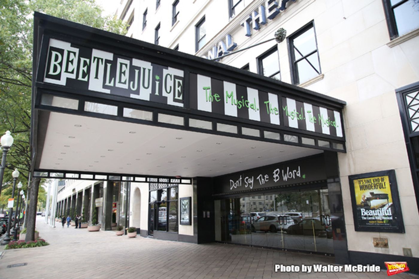 Up on the Marquee: BEETLEJUICE at the National Theatre Up on the Marquee: BEETLEJUICE at the National Theatre Image
