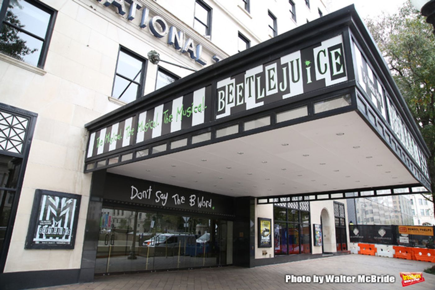 Up on the Marquee: BEETLEJUICE at the National Theatre Up on the Marquee: BEETLEJUICE at the National Theatre Image