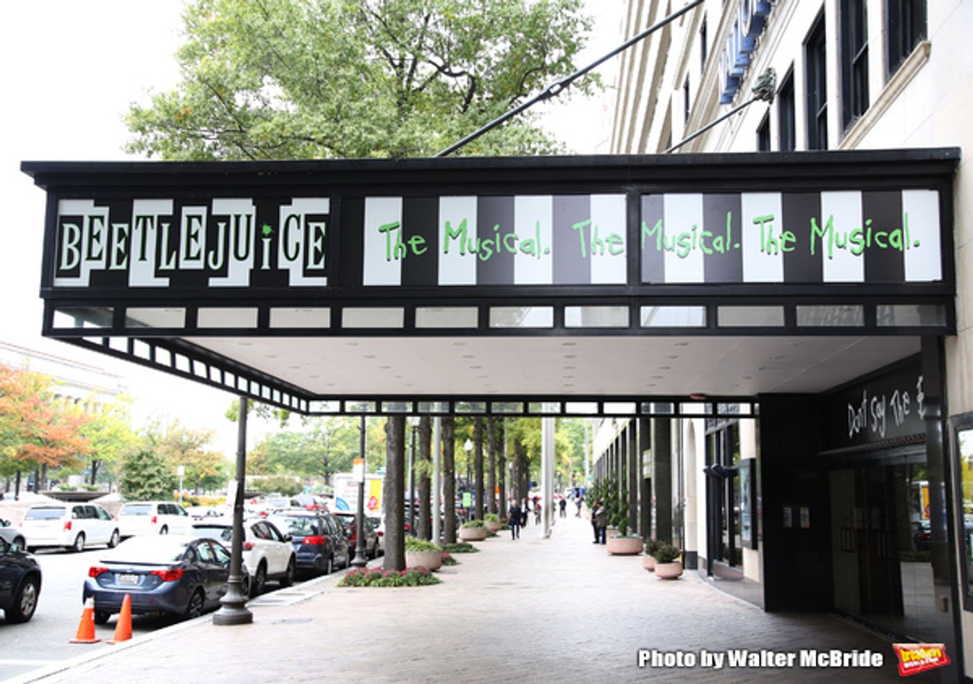 Up on the Marquee: BEETLEJUICE at the National Theatre Up on the Marquee: BEETLEJUICE at the National Theatre Image