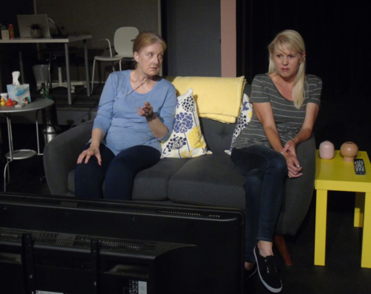 Kathy Bell Denton (Sonia) and Meg Wallace in Anatomy of A Hug by Kat Ramsburg at 