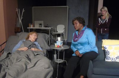 Kathy Bell Denton (Sonia), Leslie Thurston (Iris) and Meg Wallace (Amelia) in Anatomy Photo