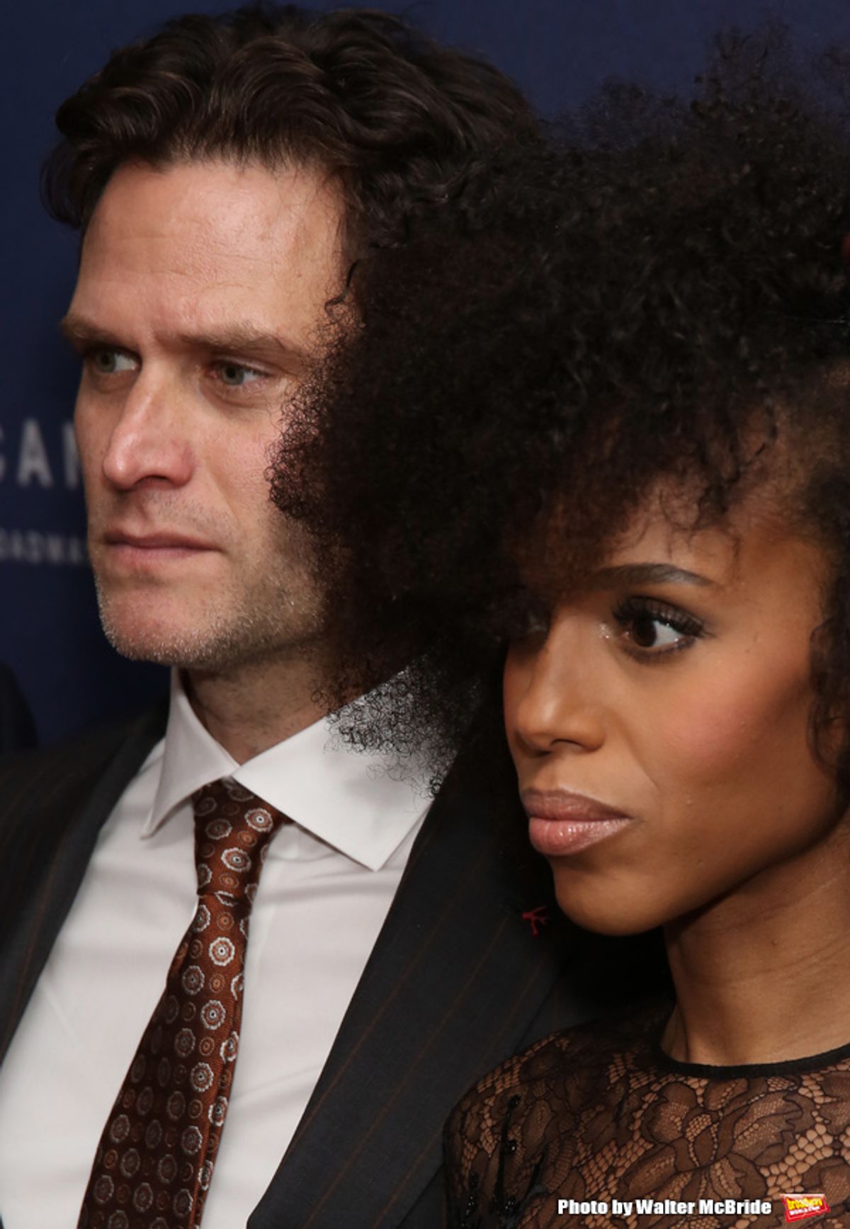 Steven Pasquale and Kerry Washington at 