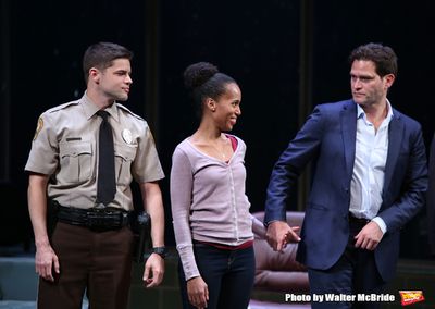 Jeremy Jordan, Kerry Washington and Steven Pasquale Photo