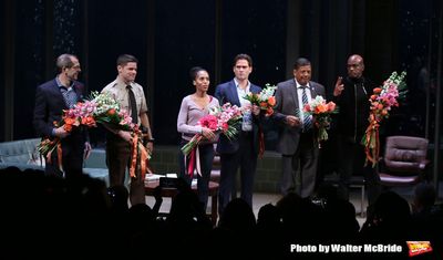 Christopher Demos-Brown, Jeremy Jordan, Kerry Washington, Steven Pasquale, Eugene Lee Photo