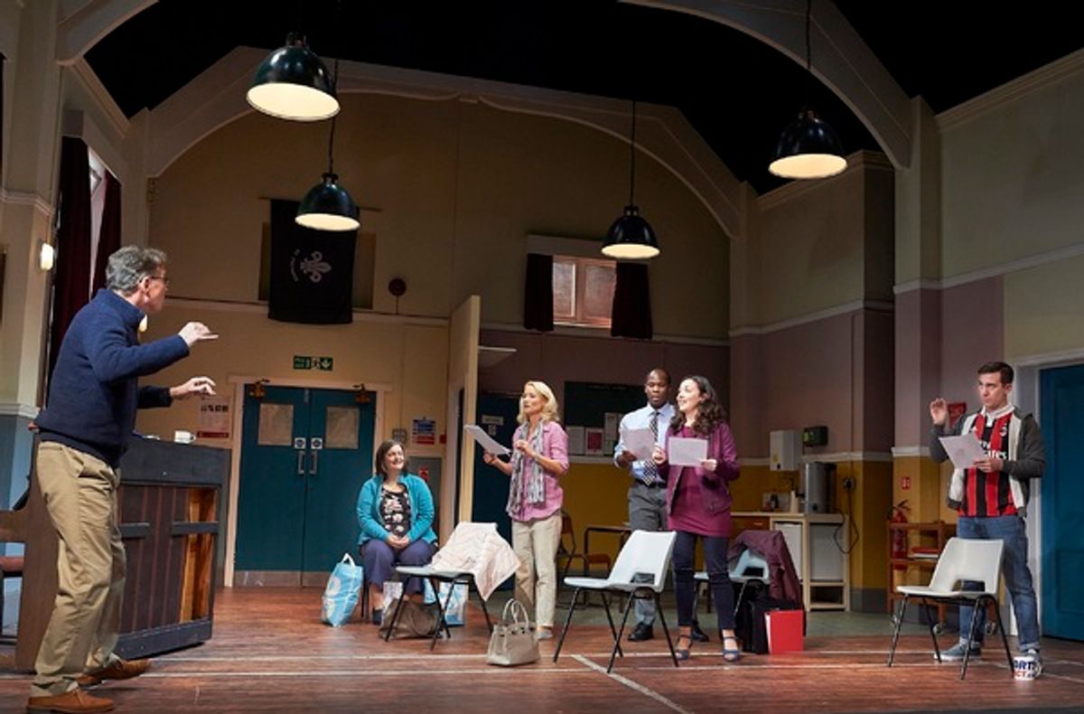 Mary Stockley and Steven Pacey at 