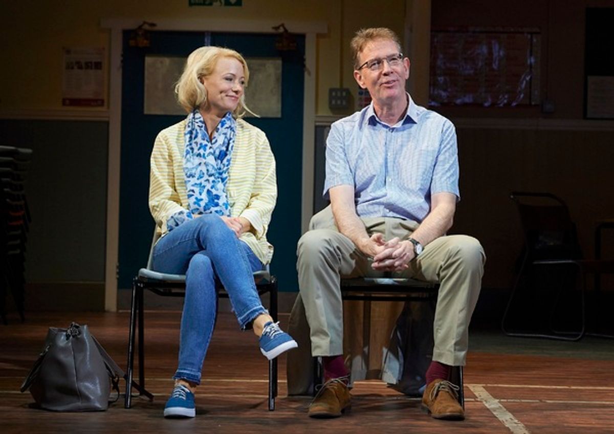 Mary Stockley and Steven Pacey at 