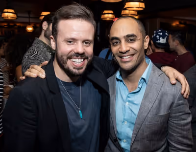 Michael Thurber and Saheem Ali  Photo