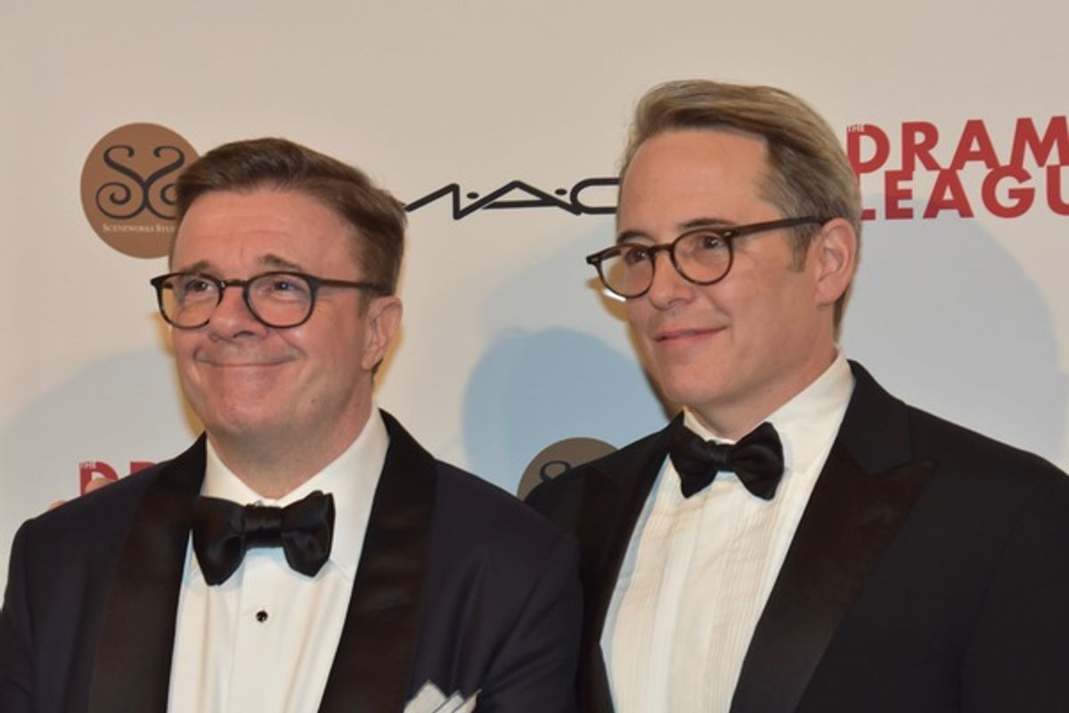 Nathan Lane and Matthew Broderick at 