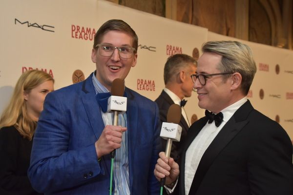 Chris Bohinski (NYC Smile 4 Me) and Matthew Broderick Photo