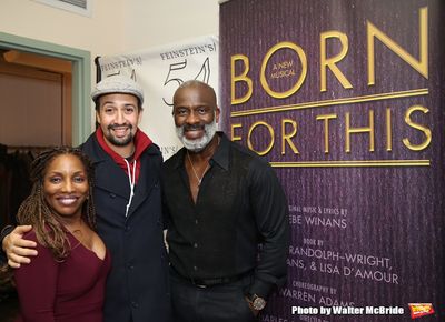Stephanie Mills, Lin-Manuel Miranda and BeBe Winans  Photo