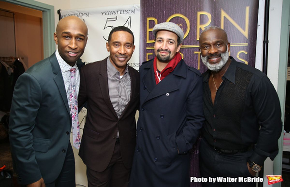 Donald Webber Jr., Charles Randolph-Wright, Lin-Manuel Miranda and BeBe Winans  at 