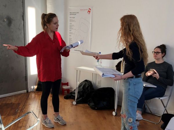 Photo Flash: Pigeonholed's Production Of MARY STUART In Rehearsal  Image