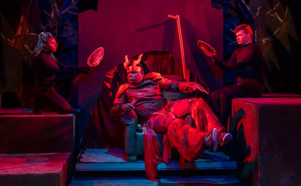 Orcus (Thomas Times - center) is the Overlord of the Underworld, fanned by minions Si Photo