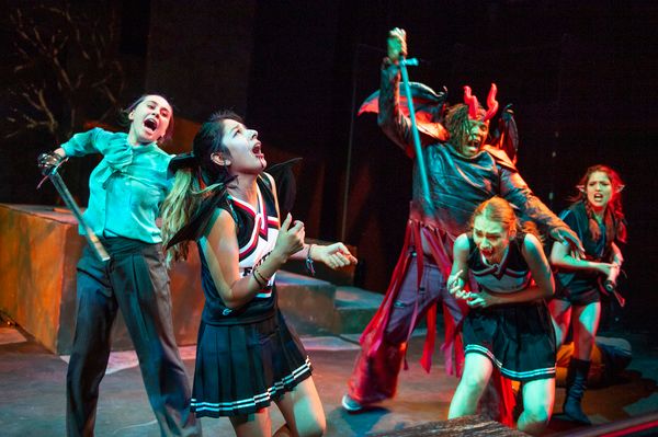 Agnes (Gwyneth Forrester), Evil Tina (Brenda Lopez), Orcus (Thomas Times), Evil Gabbi Photo