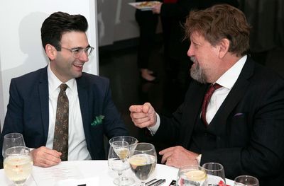 Joe Iconis, Oskar Eustis Photo