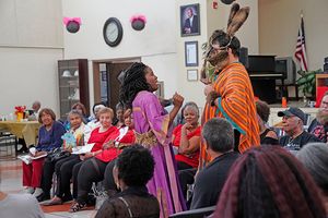Kimberly Monks as Titania and Jake Millgard as Bottom @ BroadwayWorld Kimberly Monks as Titania and Jake Millgard as Bottom Photo