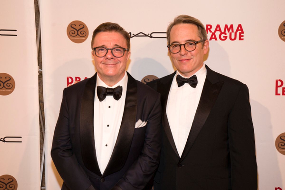 Nathan Lane and Matthew Broderick at 