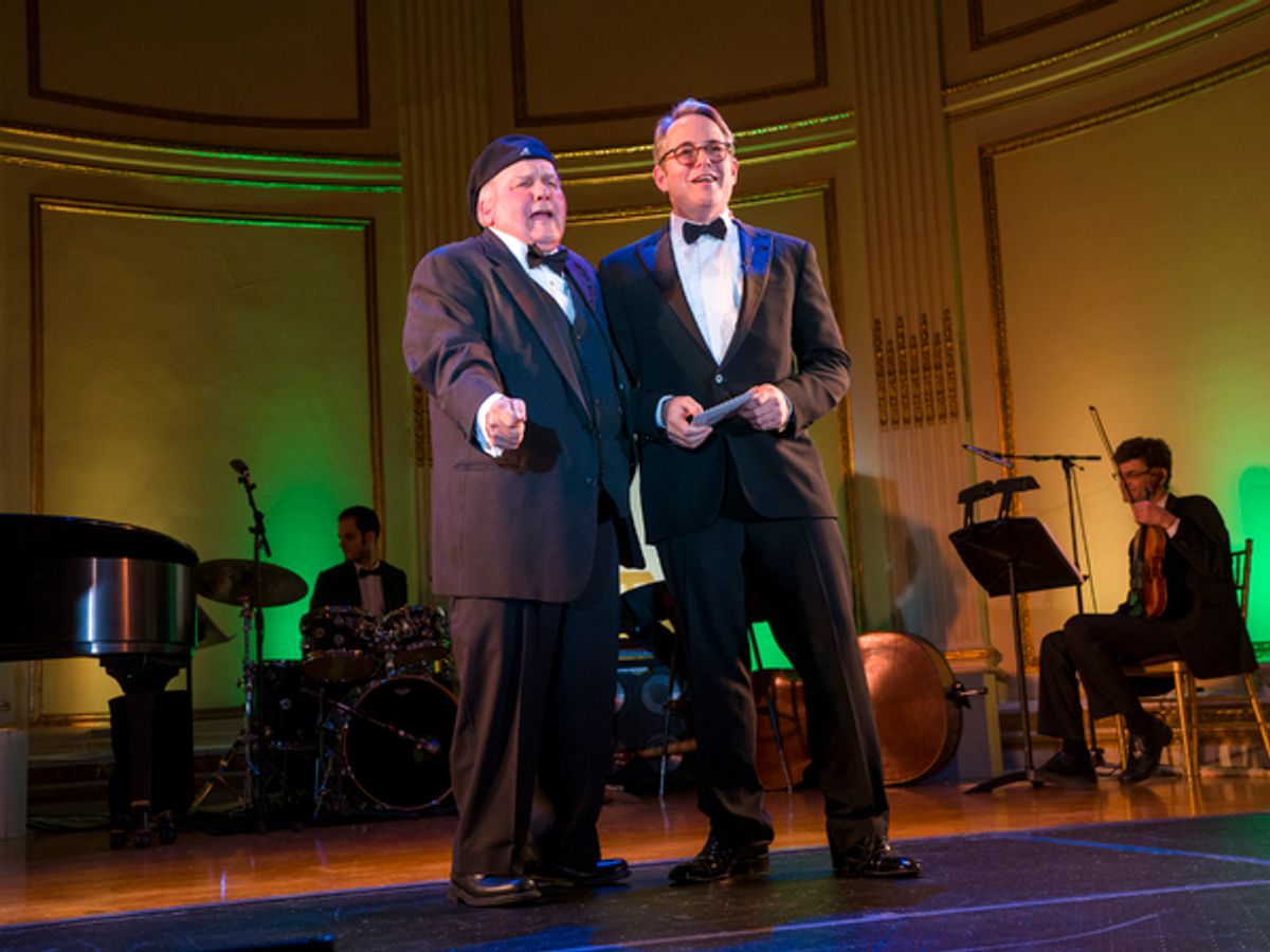 Ernie Sabella and Matthew Broderick at 