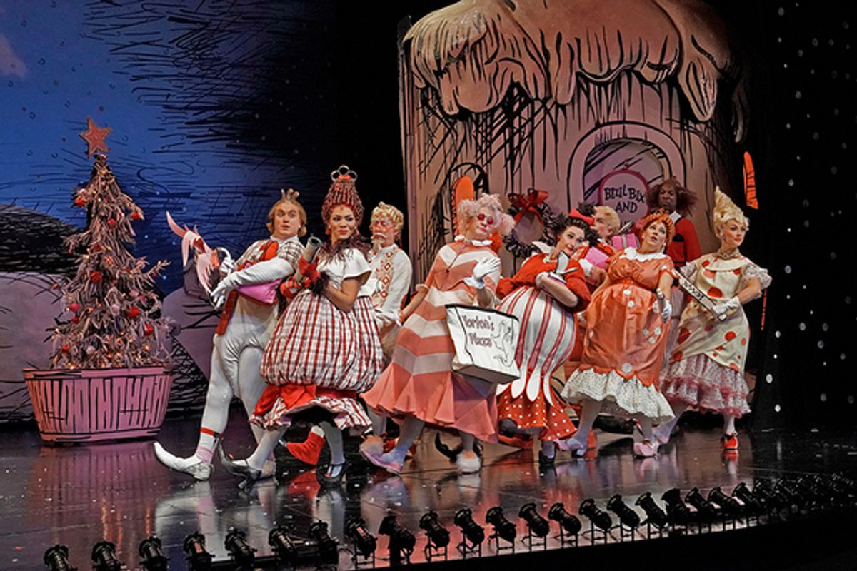 The cast of Dr. Seuss's How the Grinch Stole Christmas! at 