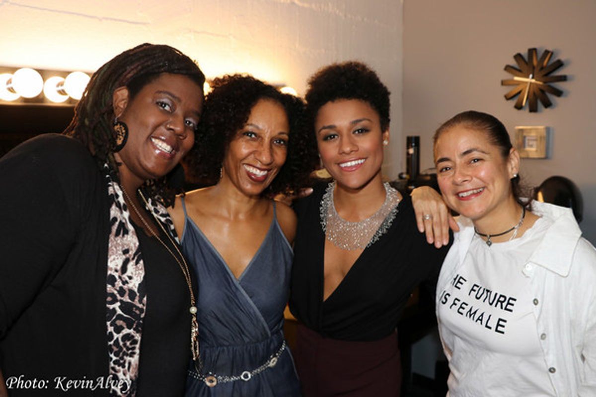 Sherisse Rogers, Victoria Theodore, Ariana DeBose, Ross Avila at 