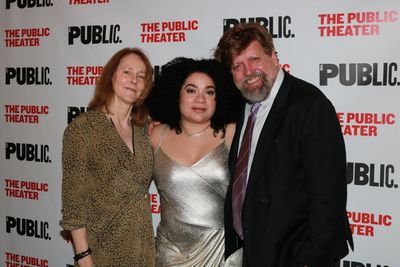 Jo Bonney, Patricia Ione Lloyd and Oskar Eustis Photo