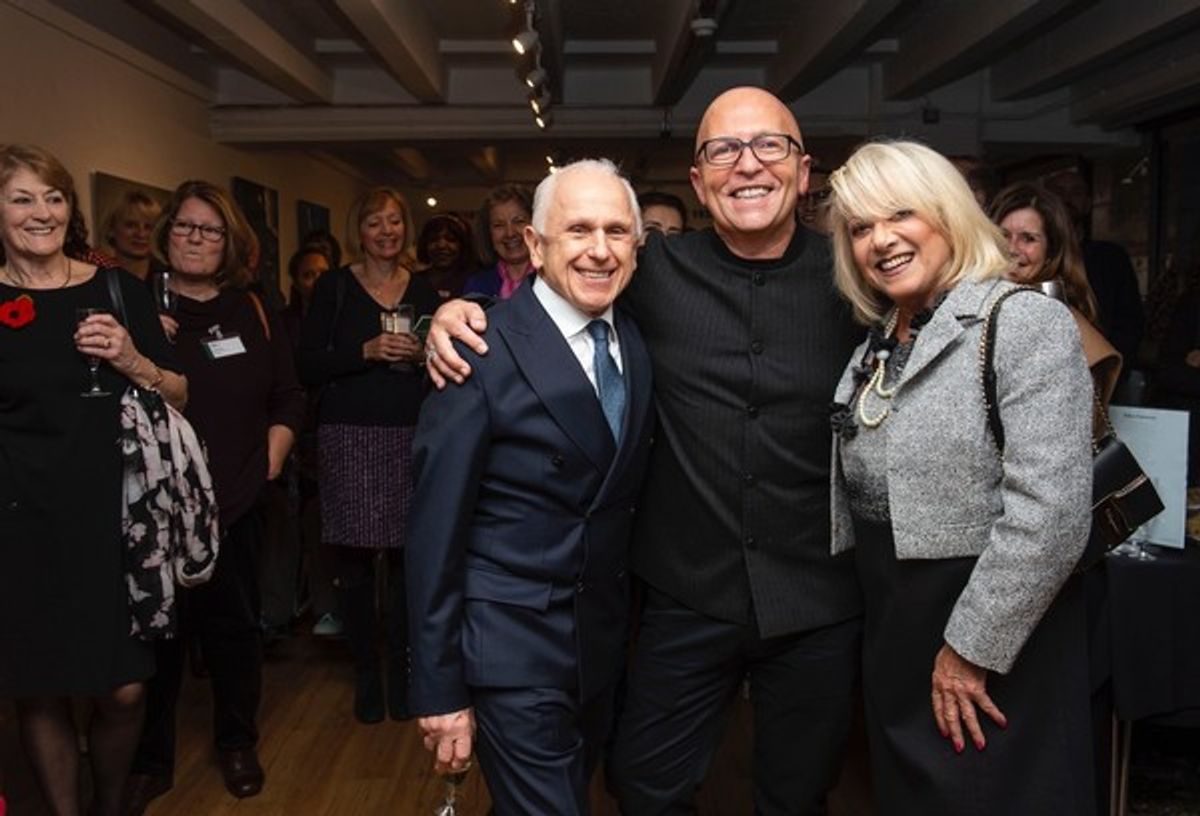 Wayne Sleep, Nicky Johnston and Elaine Paige at 