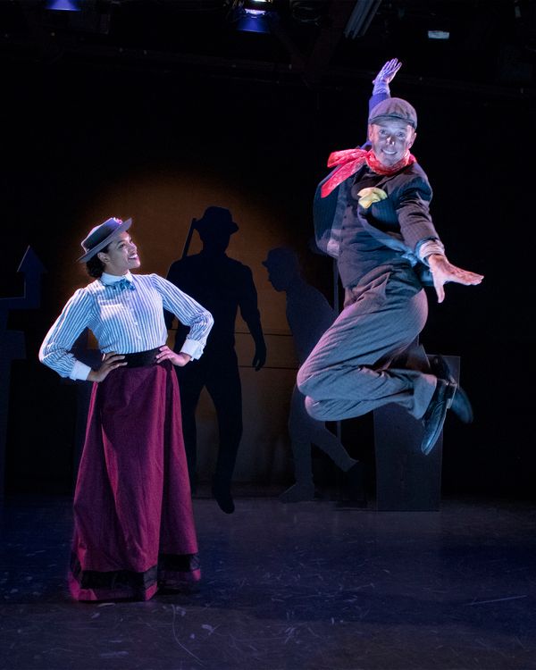 Vanessa Sears as Mary Poppins and Kyle Blair as Bert  Photo