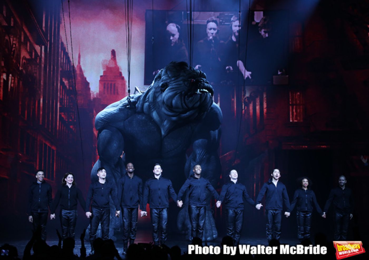 Photo Coverage: The Cast of KING KONG Takes Their Opening Night Bows  Image