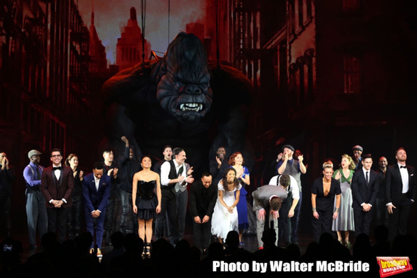 Photo Coverage: The Cast of KING KONG Takes Their Opening Night Bows  Image