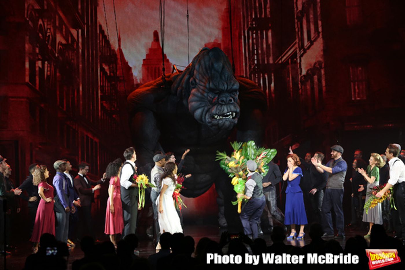 Photo Coverage: The Cast of KING KONG Takes Their Opening Night Bows  Image
