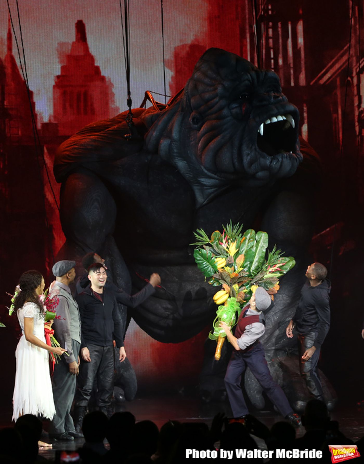 Photo Coverage: The Cast of KING KONG Takes Their Opening Night Bows  Image