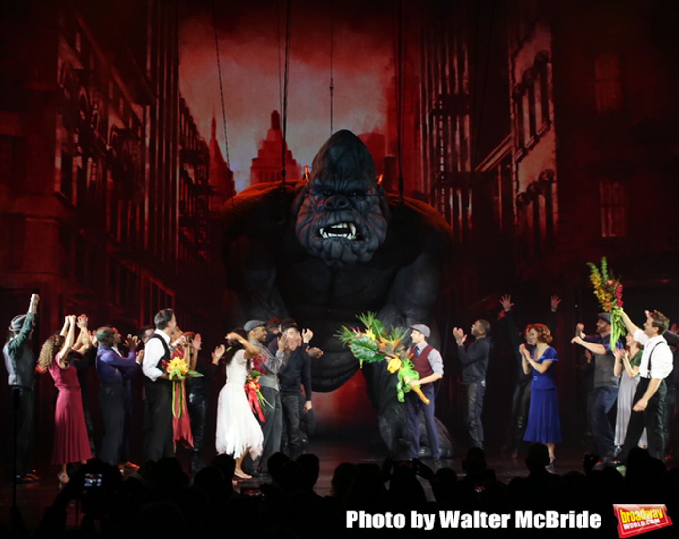 Photo Coverage: The Cast of KING KONG Takes Their Opening Night Bows  Image