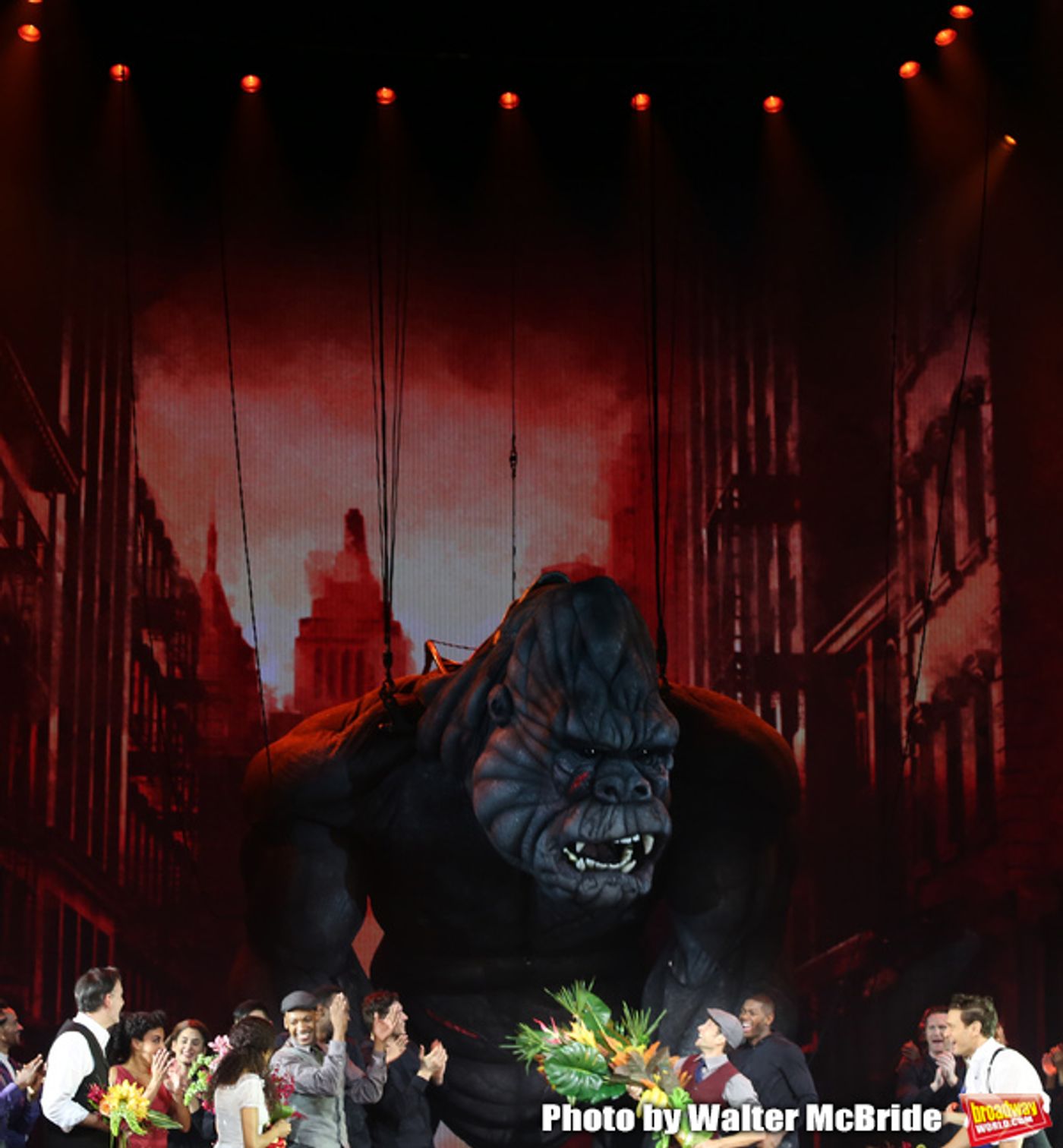 Photo Coverage: The Cast of KING KONG Takes Their Opening Night Bows  Image