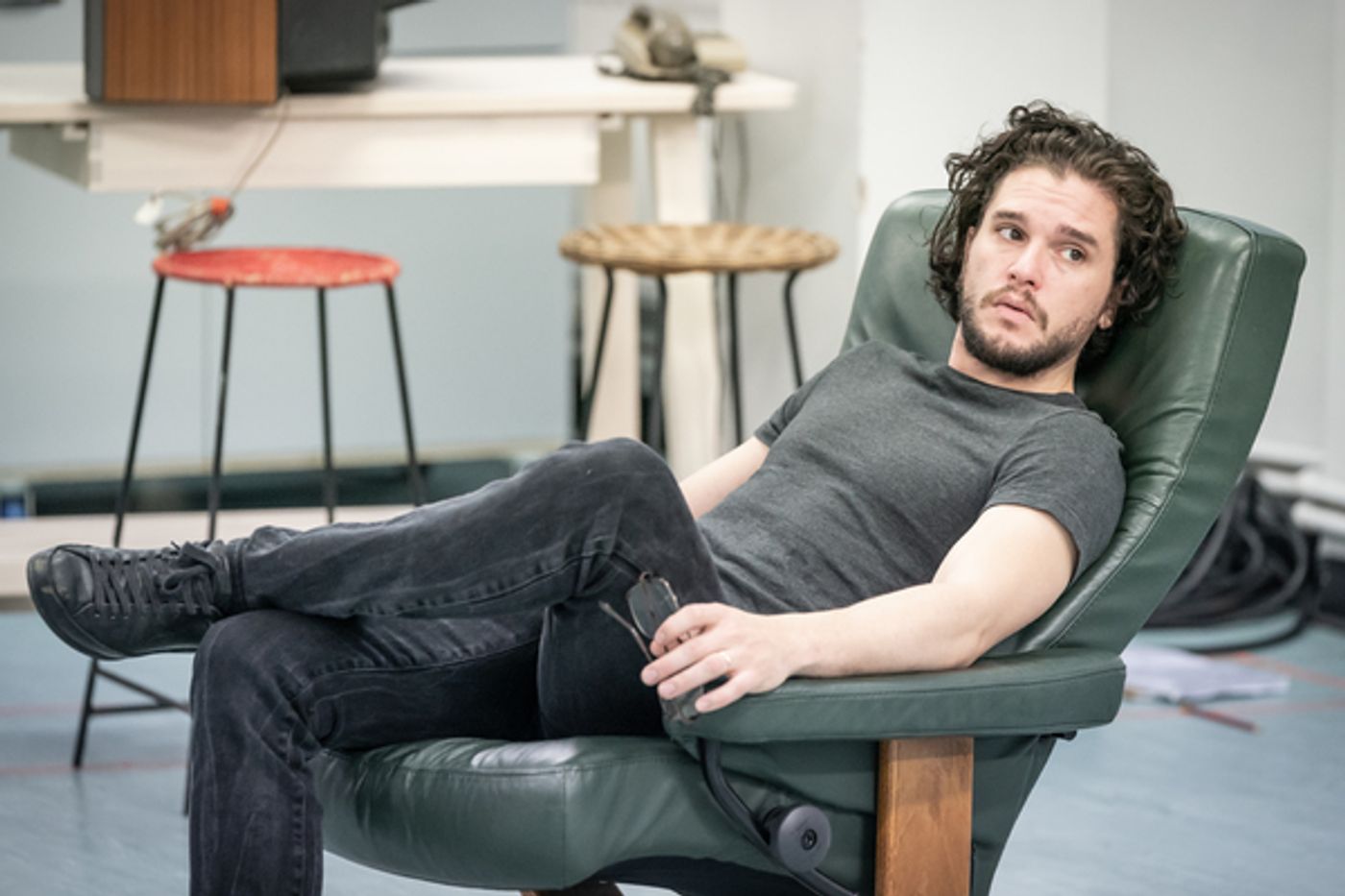 Photo Flash: Inside Rehearsal For TRUE WEST Photo Flash: Inside Rehearsal For TRUE WEST Image