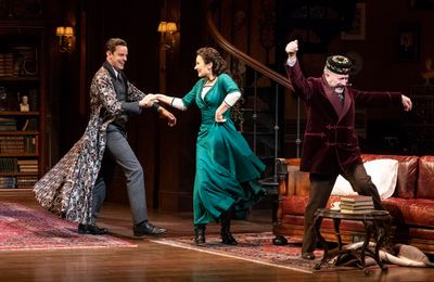 arry Hadden-Paton, Laura Benanti, and Allan Corduner Photo