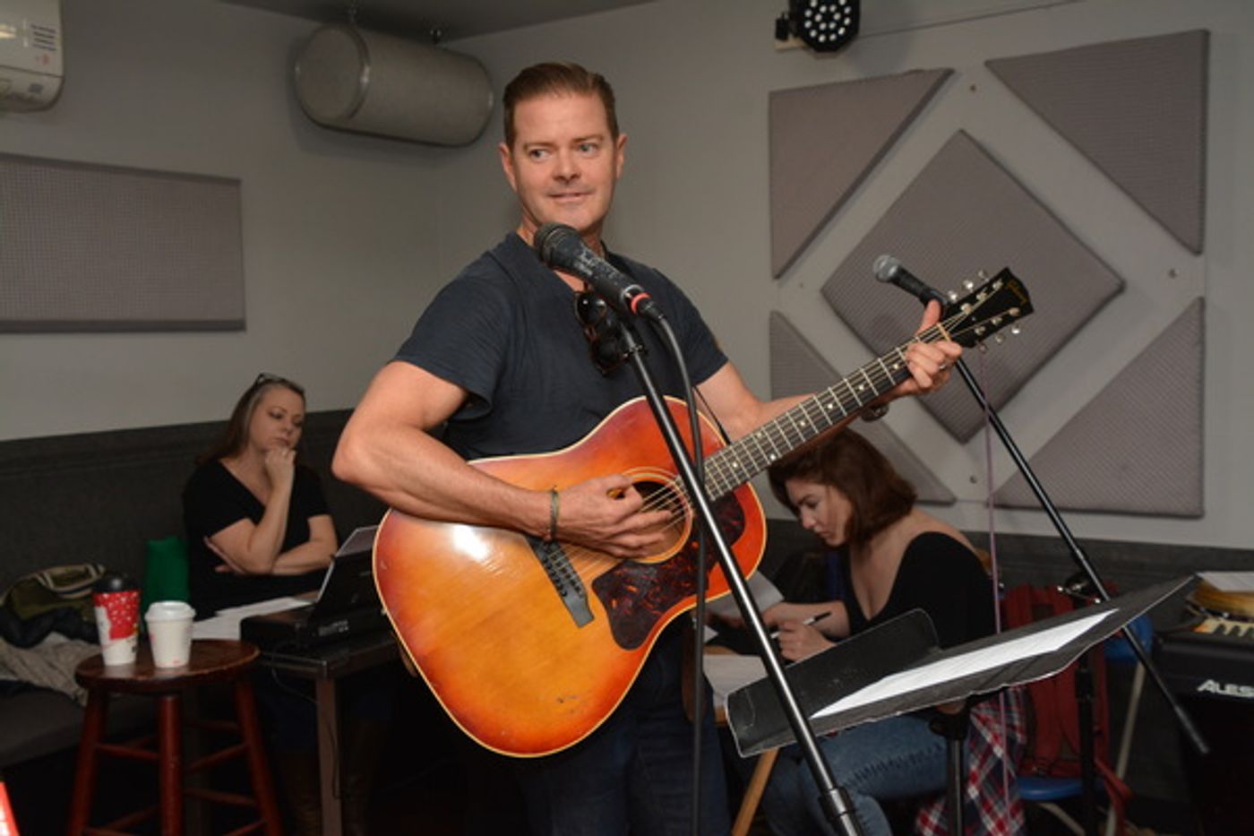 Photo Coverage:  Inside Day Two of Rehearsals For ROCKERS ON BROADWAY  Image