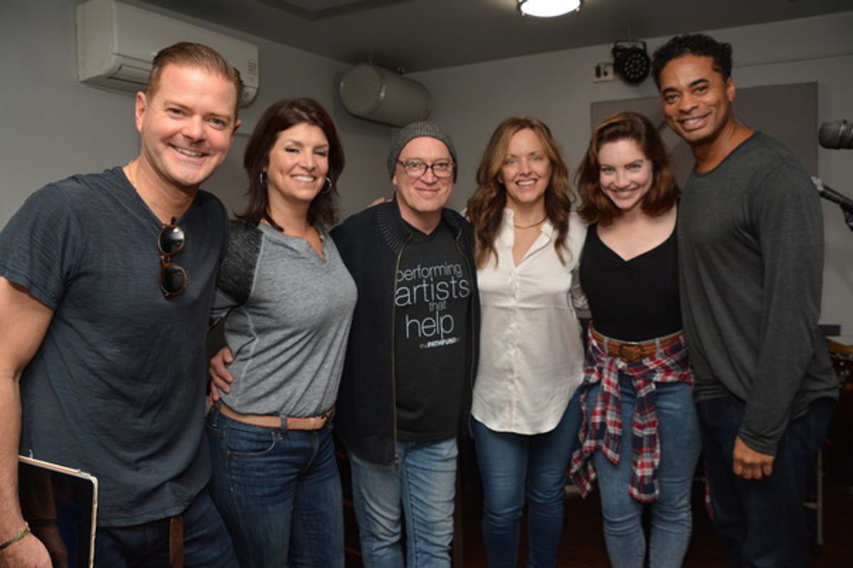 Clarke Thorell, Maria Calabrese, Donnie Kehr, Alice Ripley, Bligh Voth and Destan Owen at 