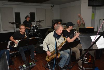 John Putnam, Donnie Kehr, Jay Leslie, Maximilian Sangerman and Henry Aronson Photo