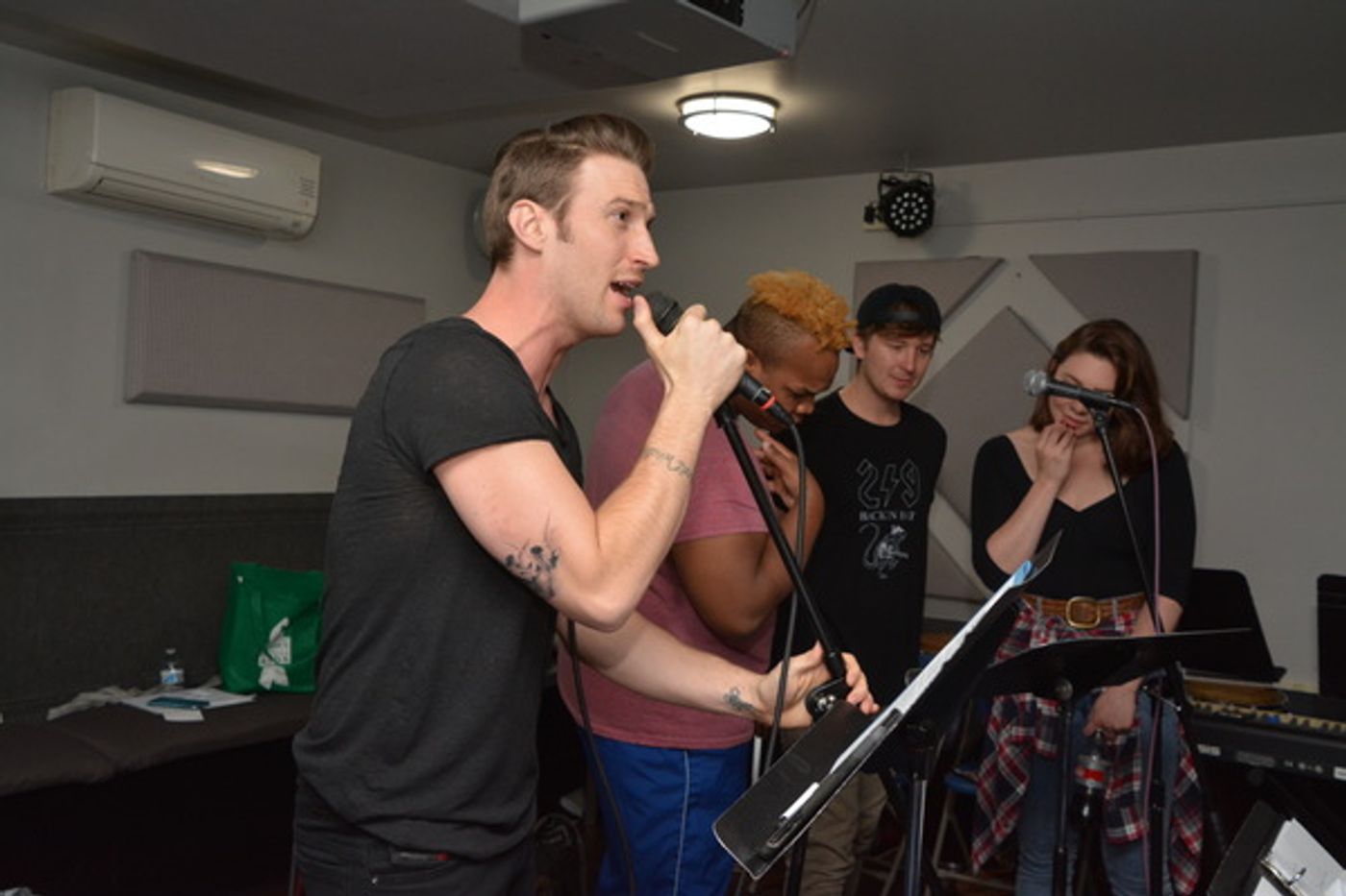 Photo Coverage:  Inside Day Two of Rehearsals For ROCKERS ON BROADWAY  Image