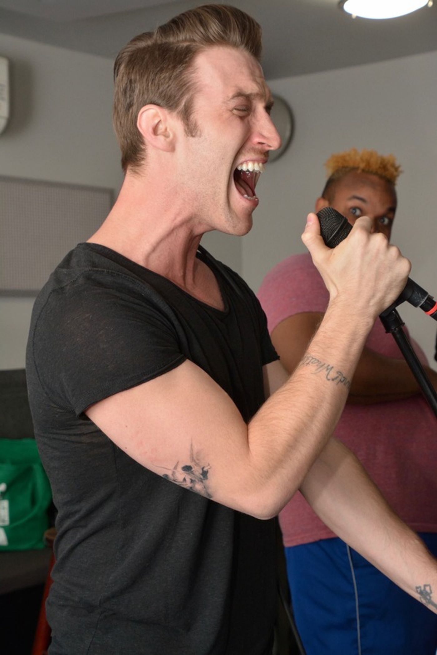 Photo Coverage:  Inside Day Two of Rehearsals For ROCKERS ON BROADWAY  Image