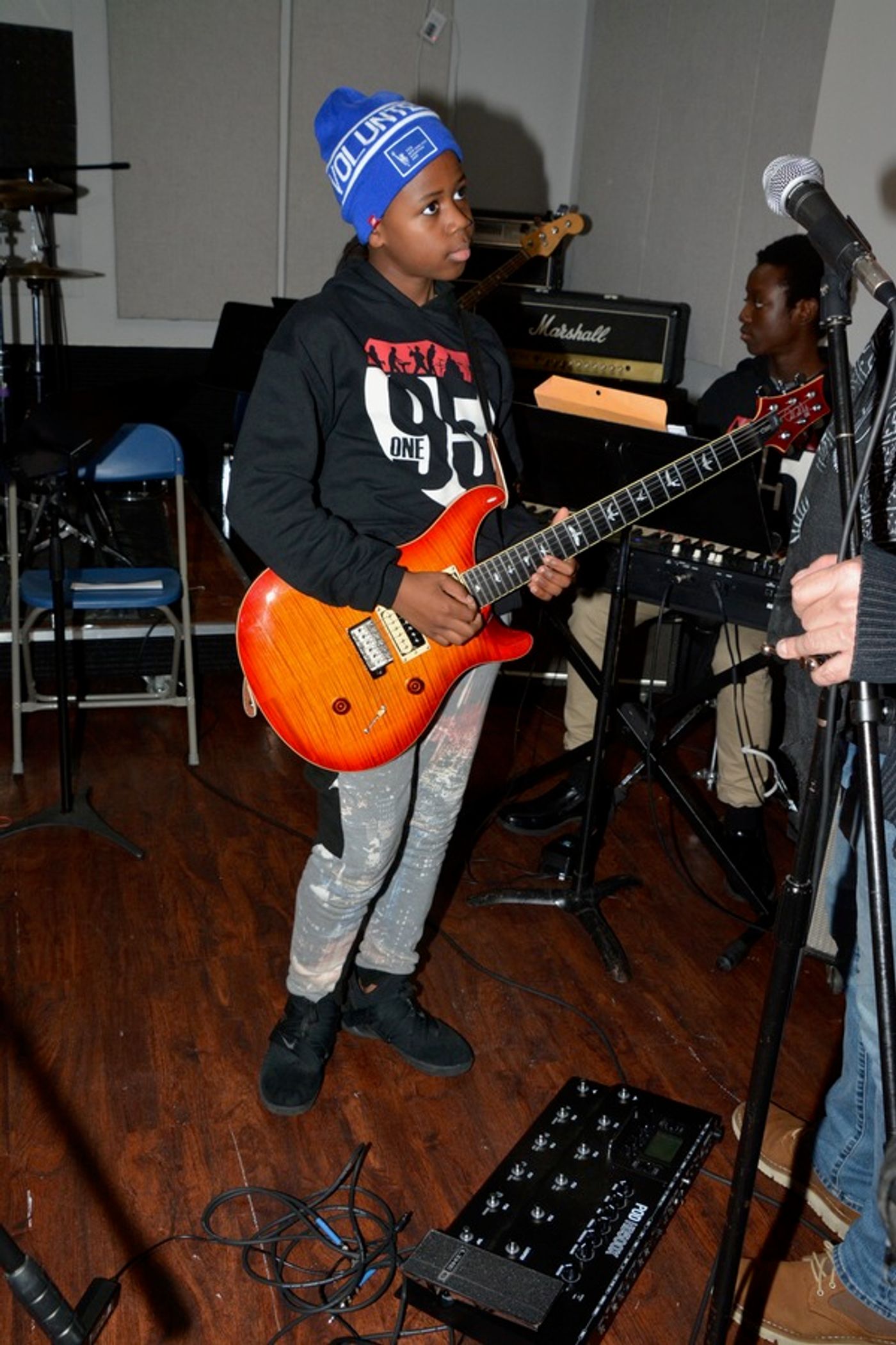 Photo Coverage:  Inside Day Two of Rehearsals For ROCKERS ON BROADWAY  Image